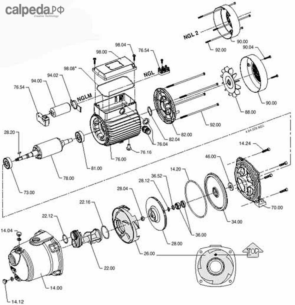 Насос sirem phy 1c 270 g4b инструкция схема