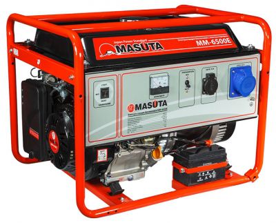 Установка генераторная бензиновая MM-6500E MASUTA